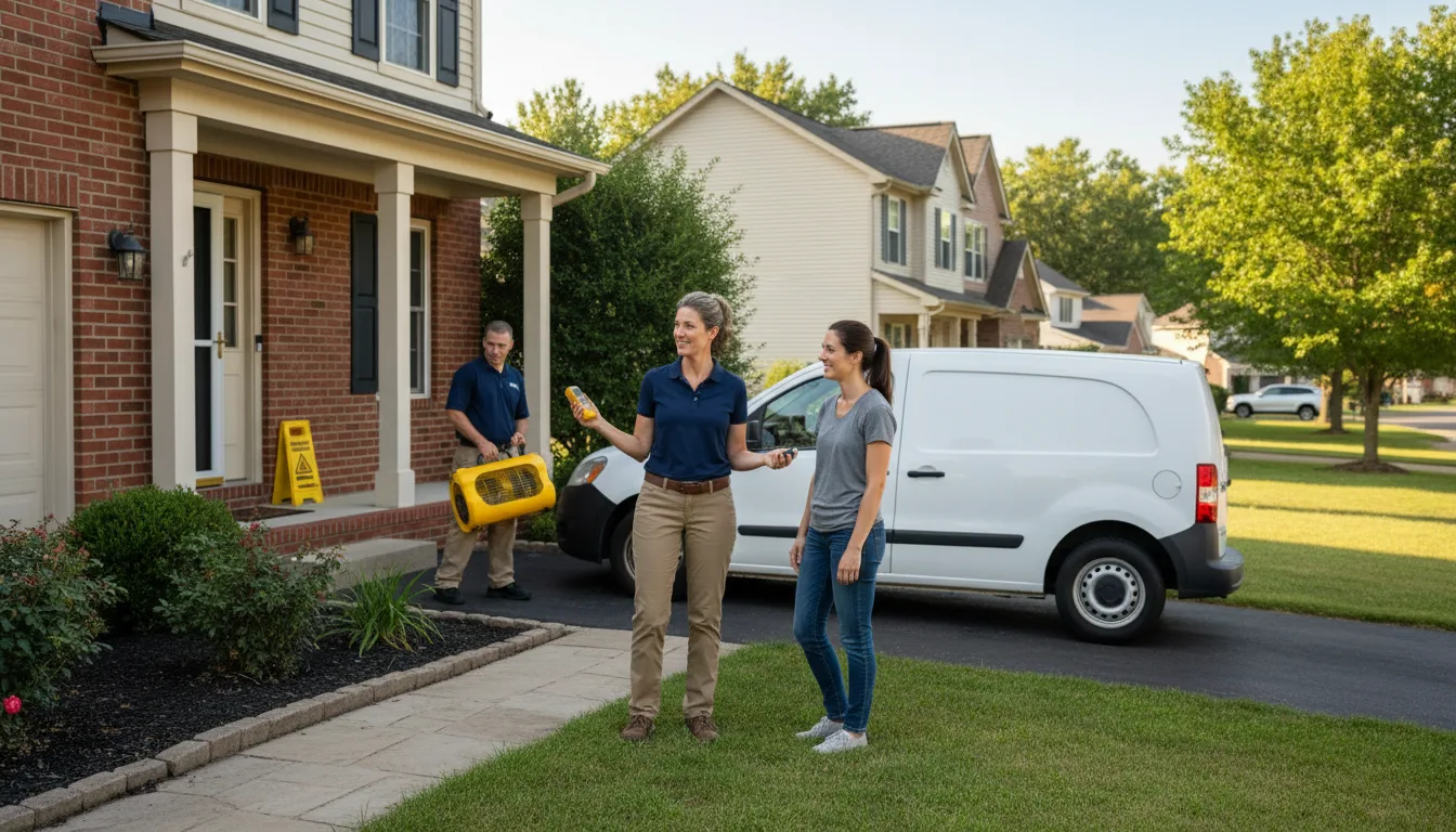Residential water damage restoration in Pearce, AZ